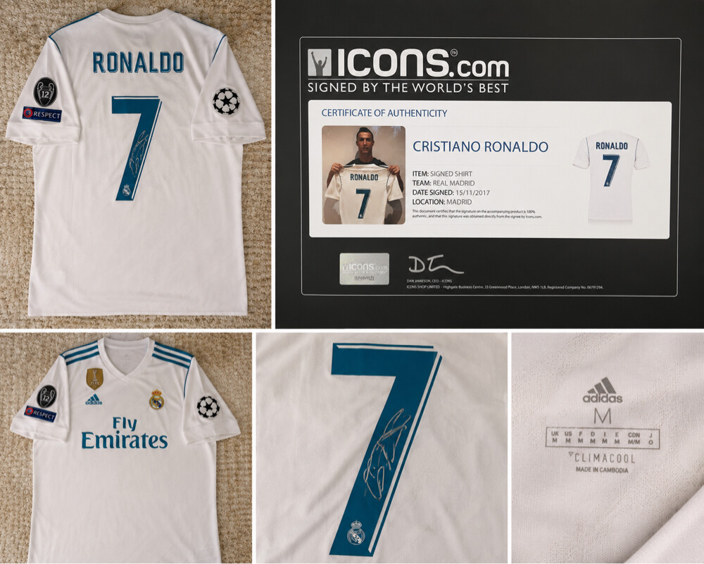 Cristiano Ronaldo signed jersey - 1