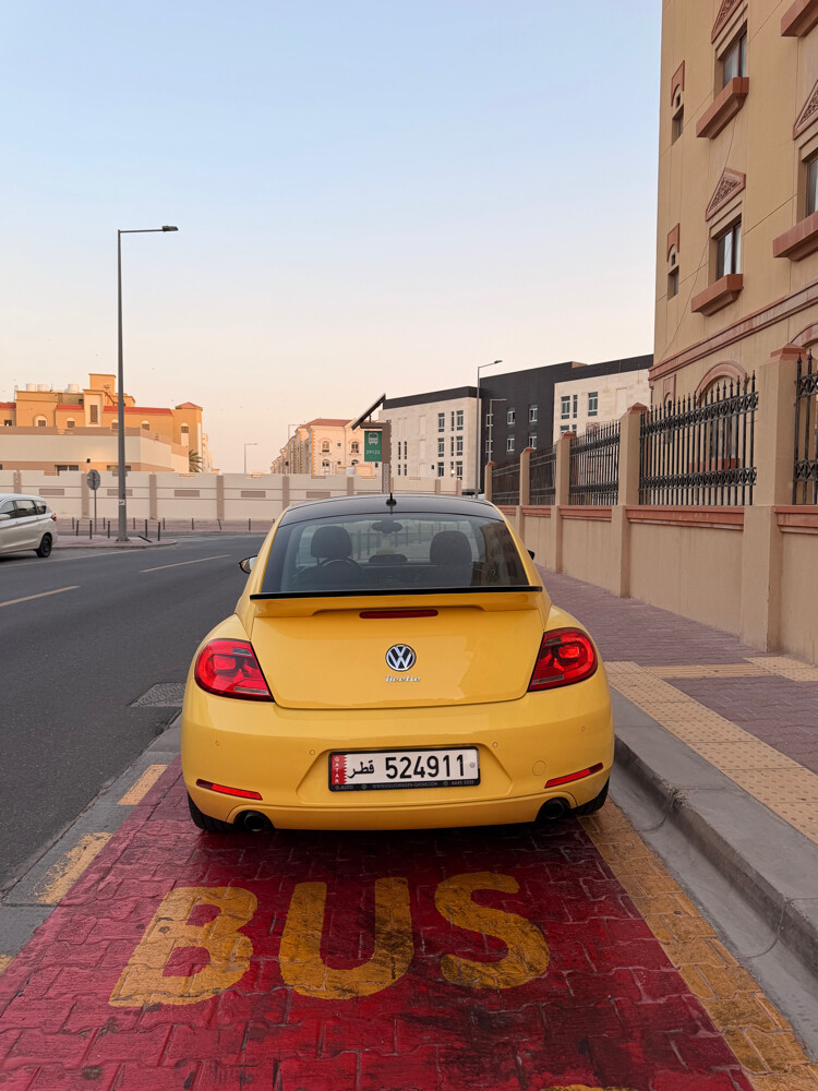 Beetle yellow car - 3