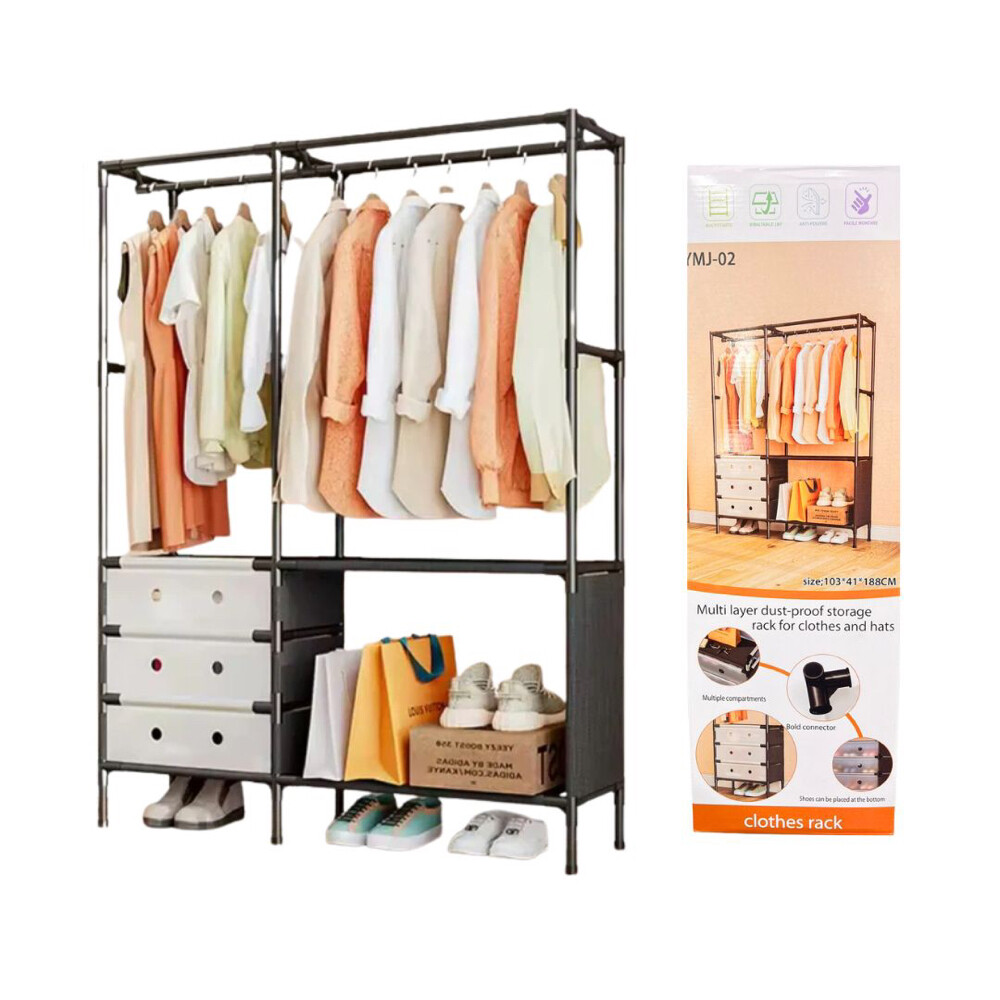 Clothes Rack and shoe storage  - 2
