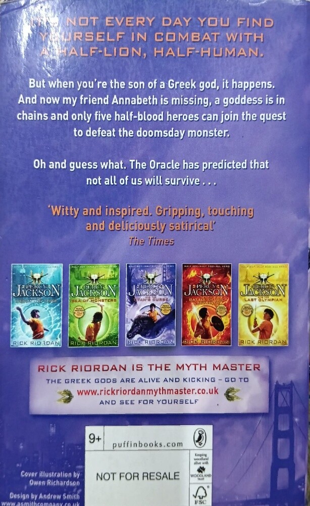 Percy Jackson Book 3 - 2