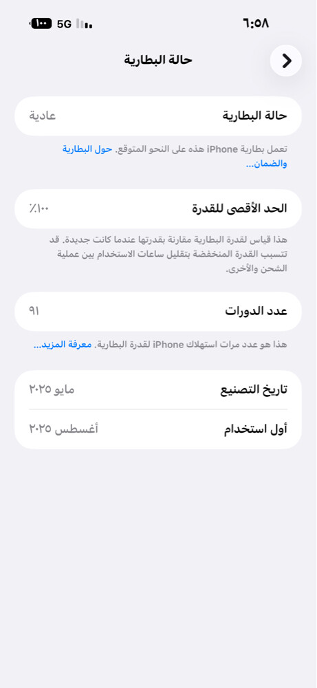 iPhone 16 Pro Max 256 Battery 100 - 3