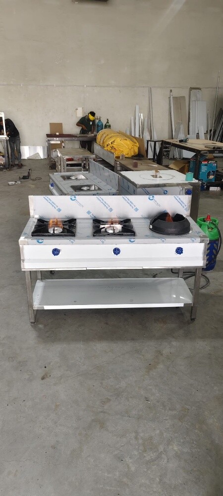 SSteel 3 Burnner Cooking Range - 4