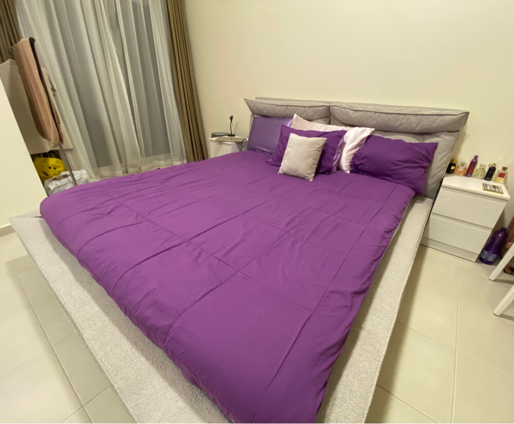 queen size bed with mattress - 2