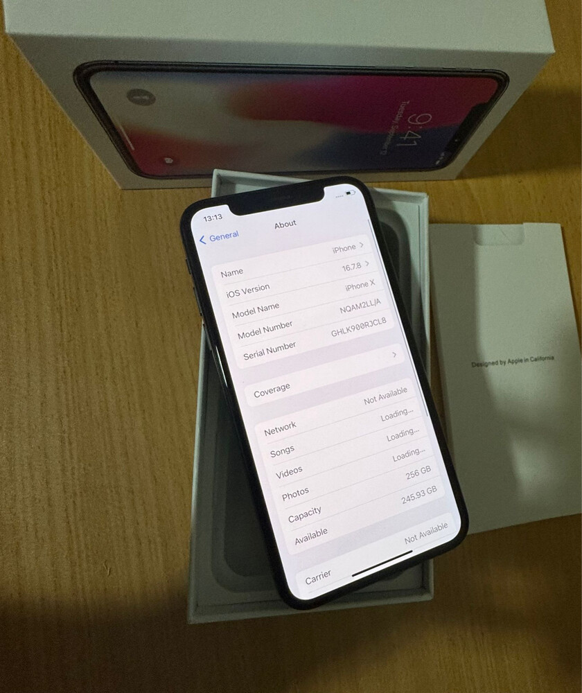 iPhone X 256GB original USA  - 5