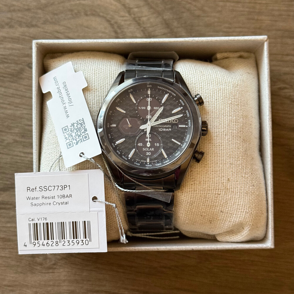 Seiko Solar Watch SSC773P1 Brandnew - 1
