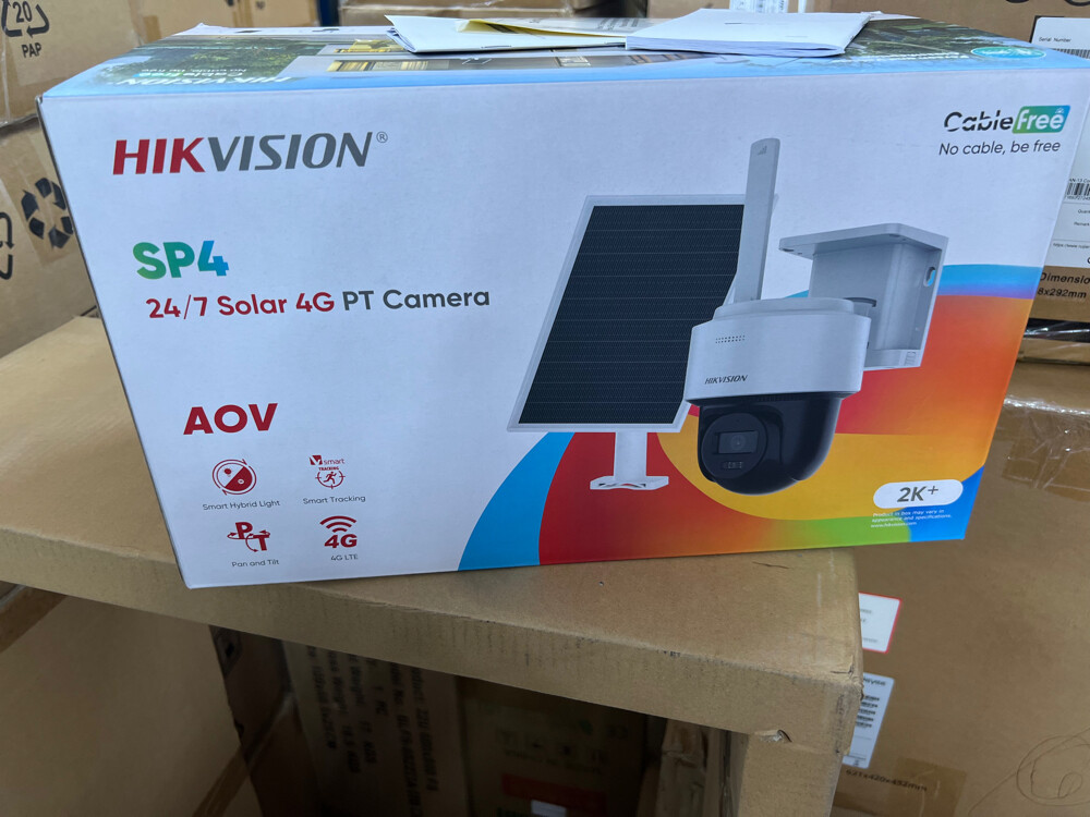 We have solar cameras 360 - 2