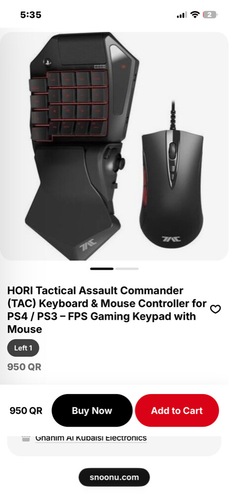 HORI CONTROLLER KEYBOARD*LIKE NEW* - 2