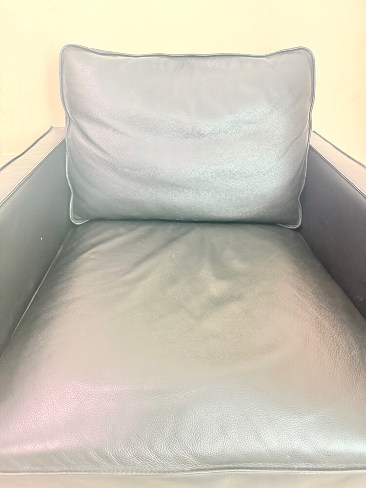 IKEA genuine leather chair  - 3