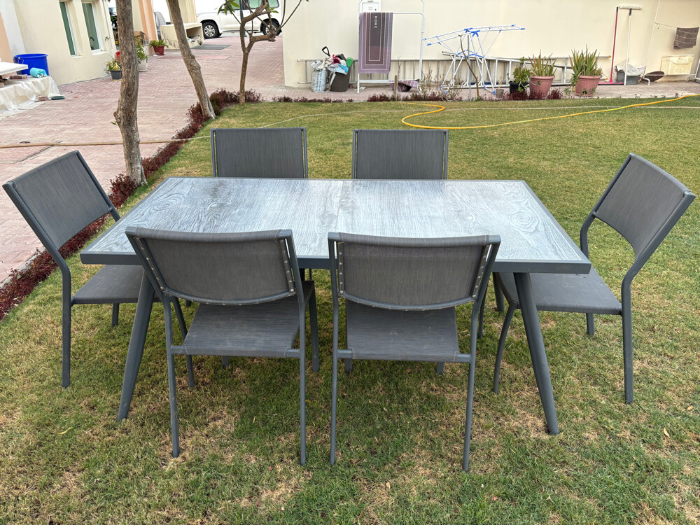 outdoor table and chairs - 1