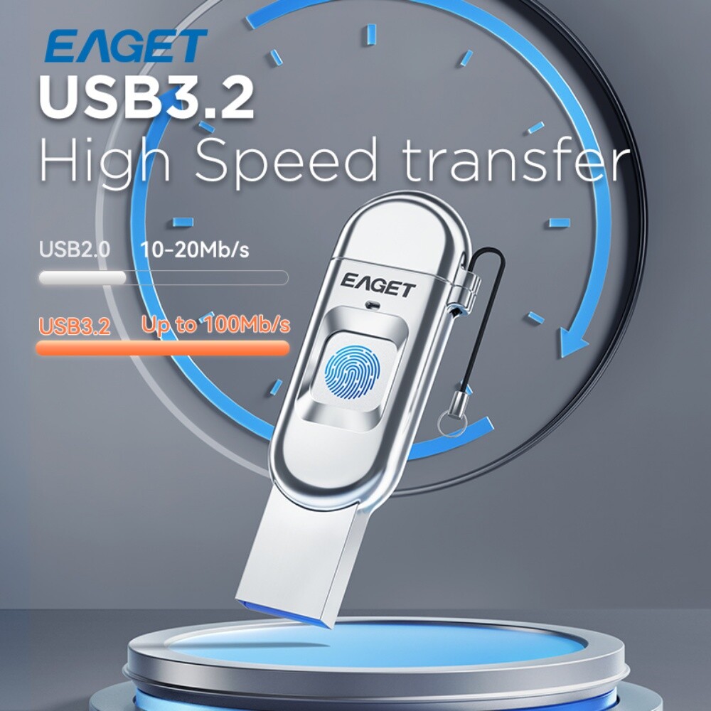 Eaget Fingerprint Flashdisk 64gb - 4