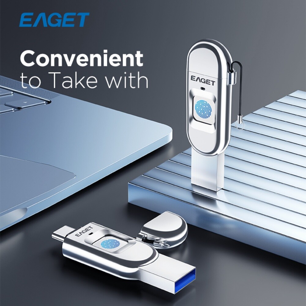 Eaget Fingerprint Flashdisk 64gb - 5