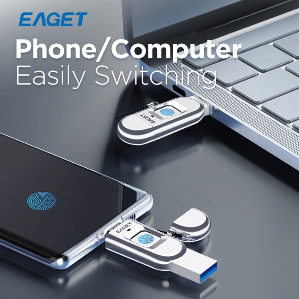 Eaget Fingerprint Flashdisk 64gb - 1