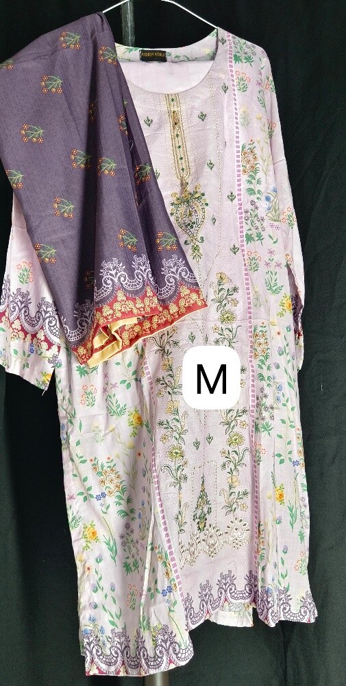 simple lawn dresses women - 8