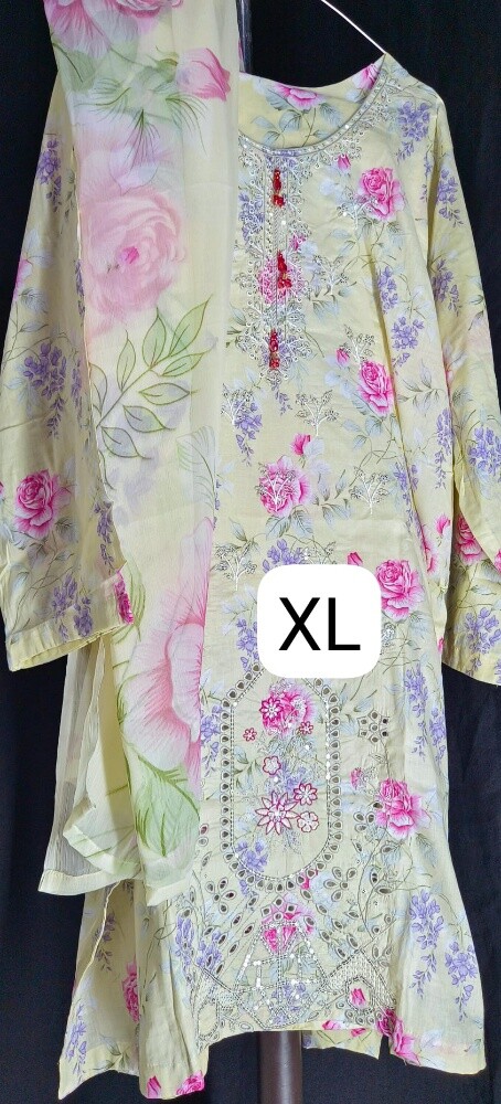 simple lawn dresses women - 5