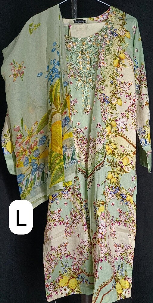 simple lawn dresses women - 1