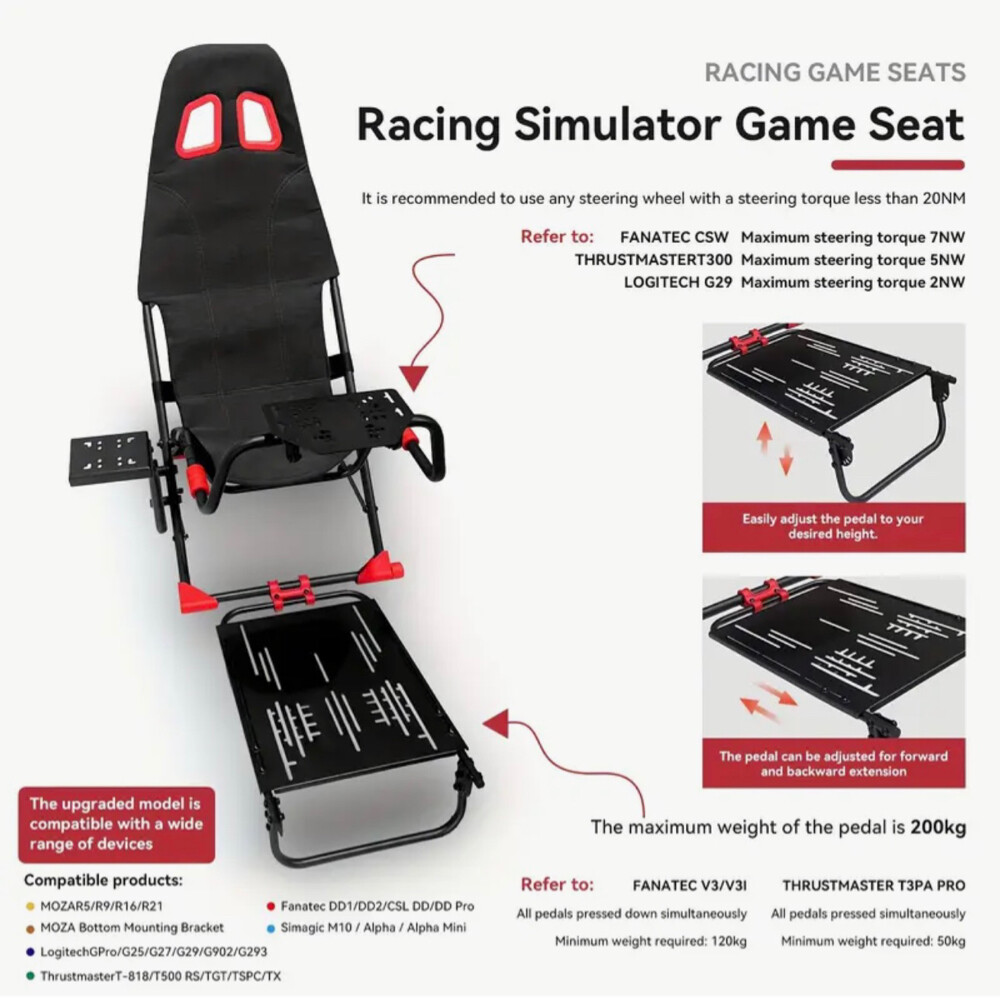 stand steering wheel gaming gift - 15