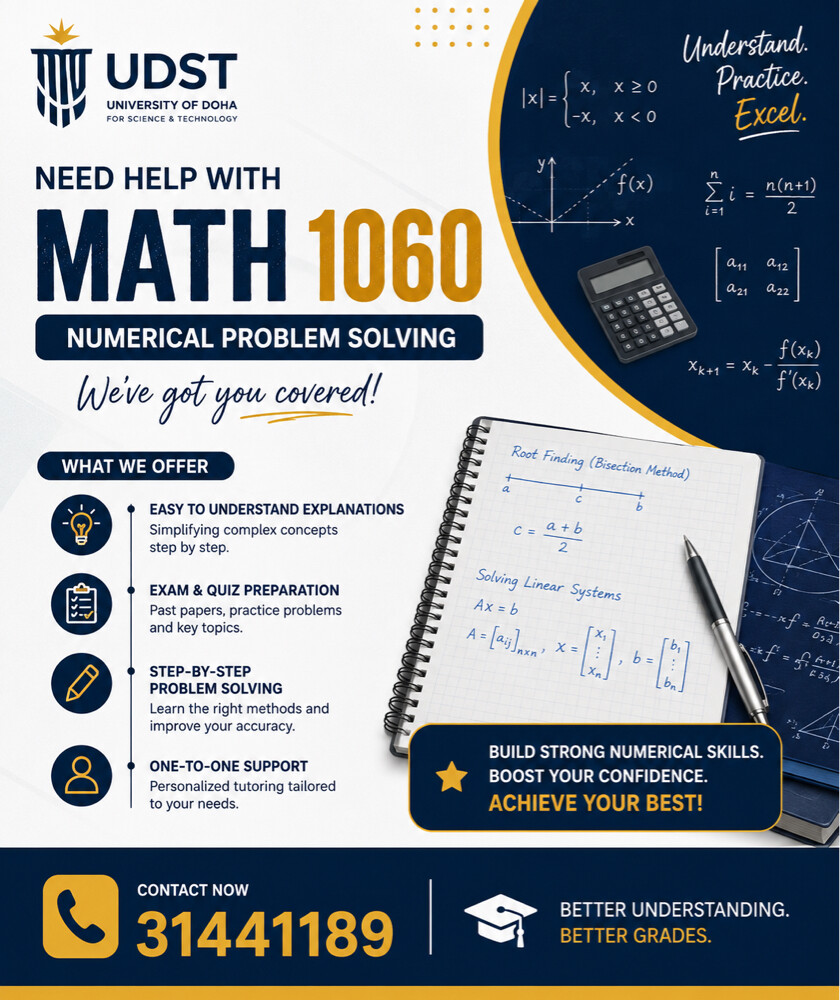 MATH 1060 - Female Math Tutor  - 1