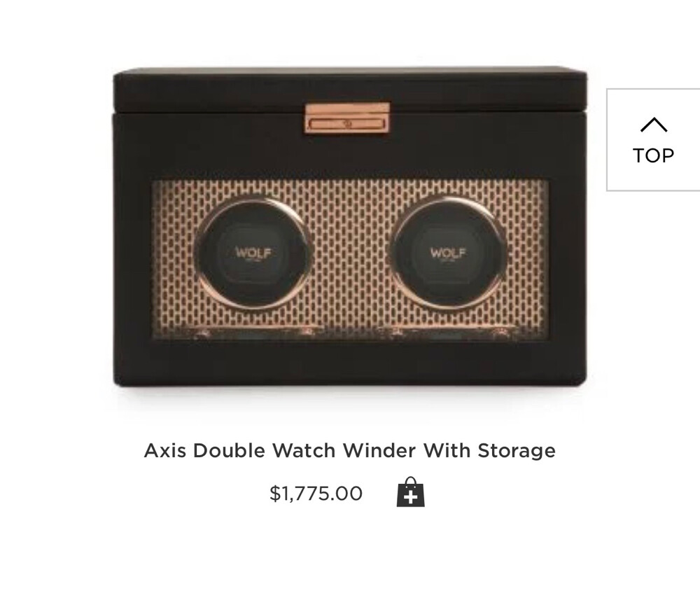 WOLF Axis Double Watch Winder  - 2