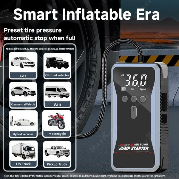 Air Compressor and Jump Starter - 2