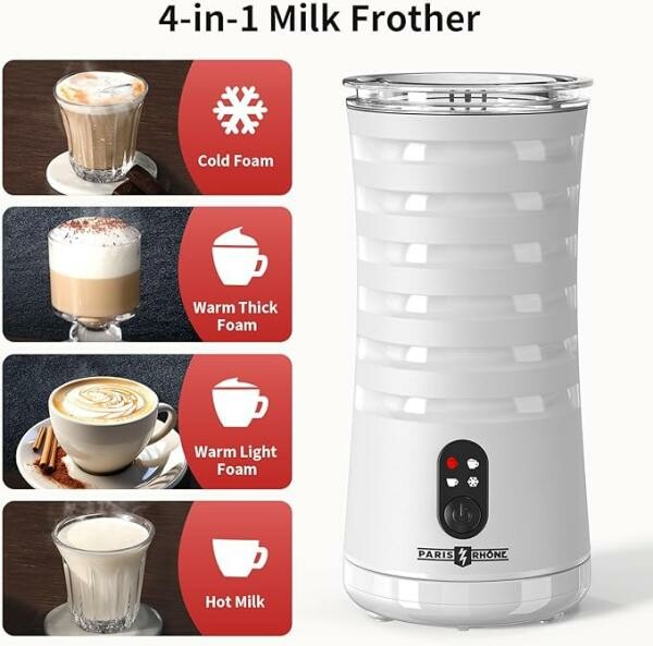 Electric Milk Steamer and Frother - 2