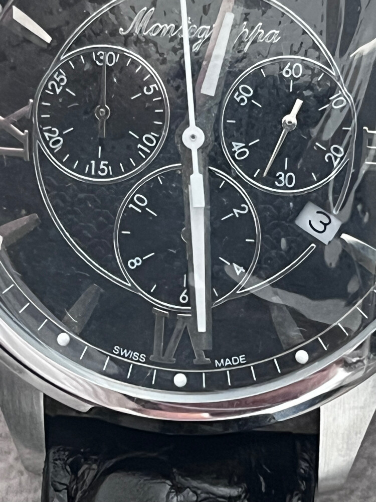 New Montegrappa Swiss 42mm Black - 11