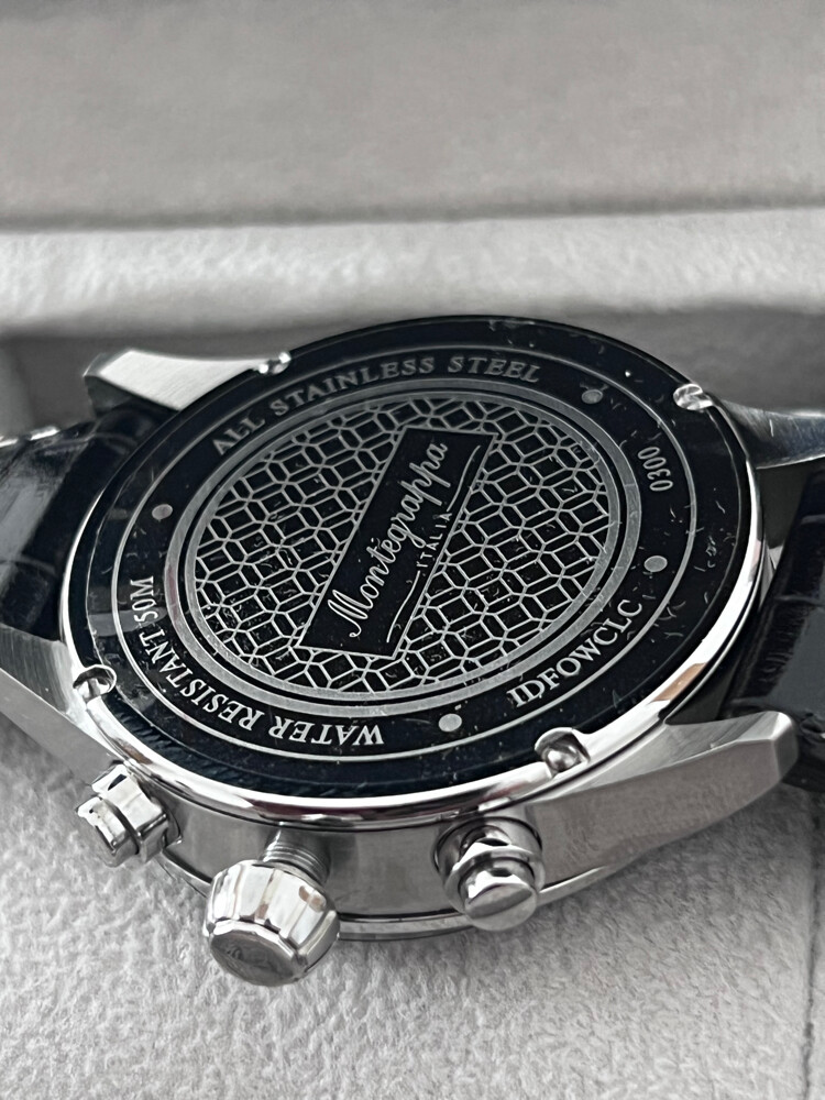 New Montegrappa Swiss 42mm Black - 4