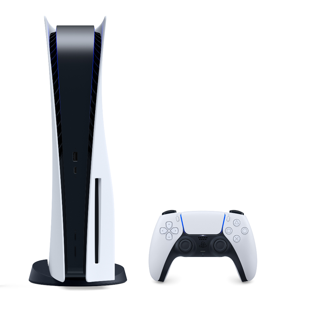 PS5 Console + Gaming Monitor Setup - 1