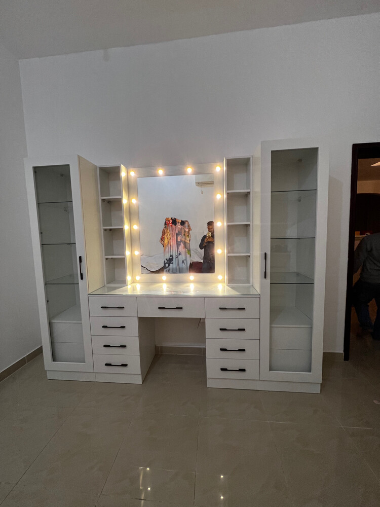 Cabinet, dressing table, bed - 10