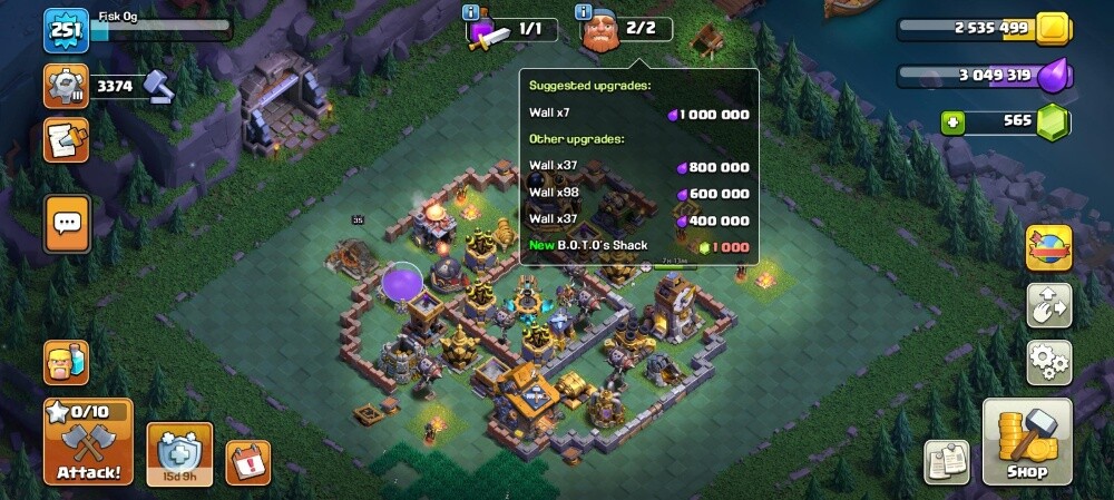 clash of clans 18 max - 9