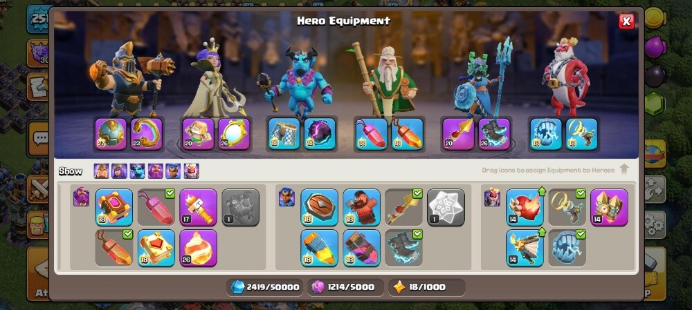 clash of clans 18 max - 7