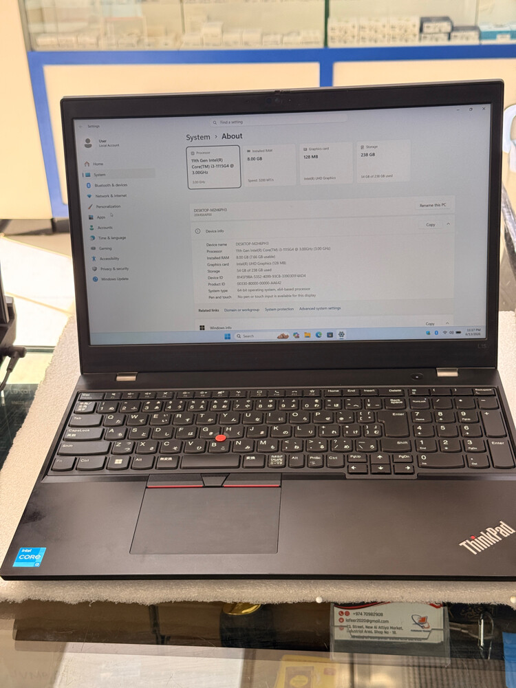 Lenovo ThinkPad L15 - i3-11th Gen - 5
