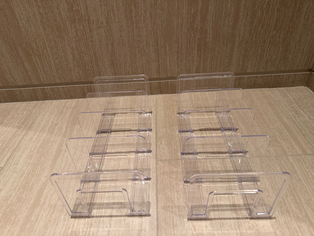 clear acrylic bag organizers x2 - 3