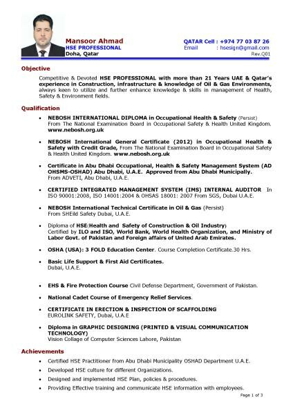 HSE Professional 20/Y Experienced - 2