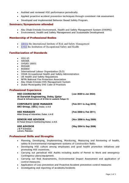 HSE Professional 20/Y Experienced - 3
