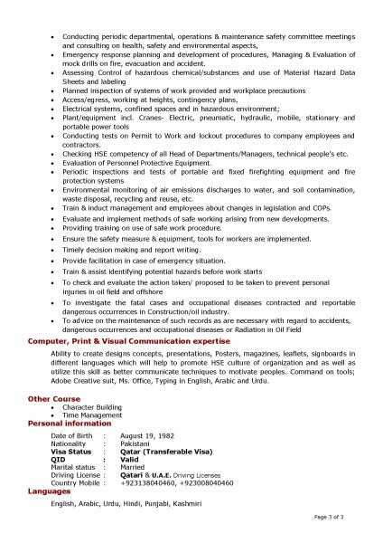HSE Professional 20/Y Experienced - 4