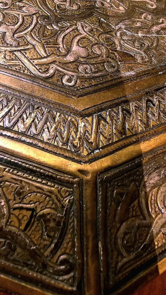 antique brass box - 4