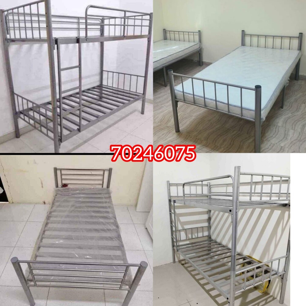 new steel single or double bed - 3