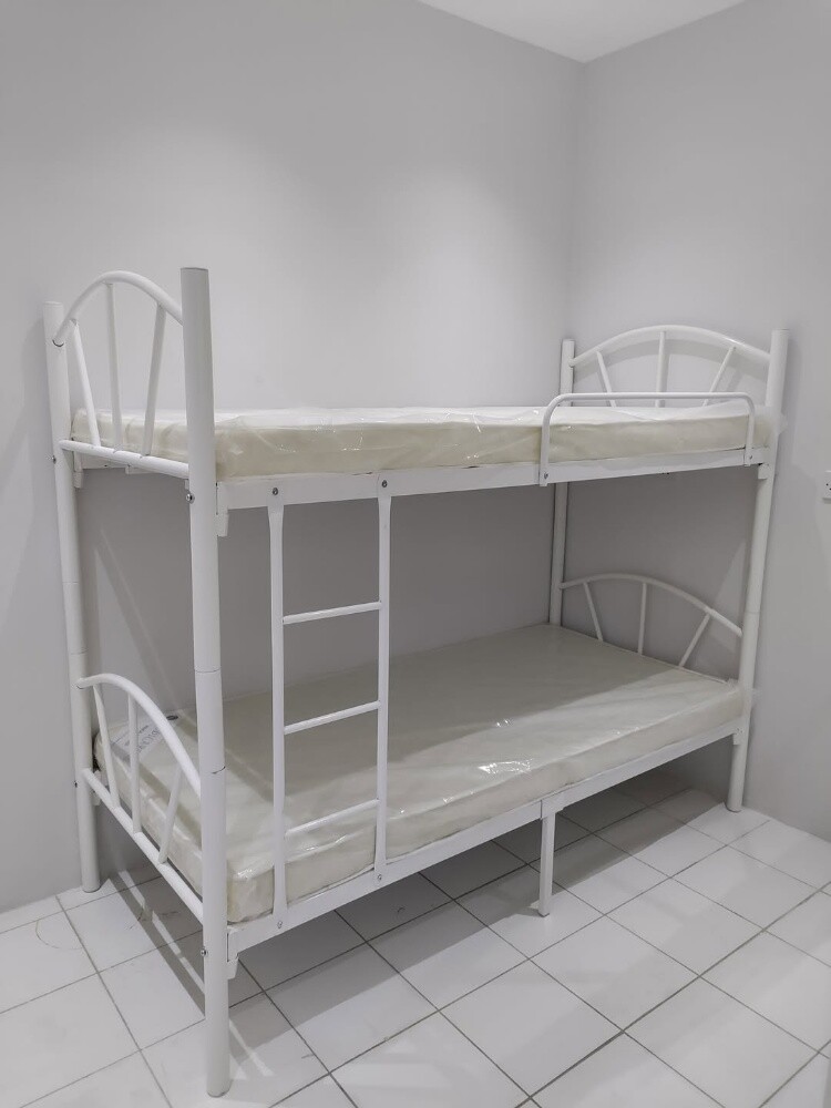 new steel single or double bed - 6
