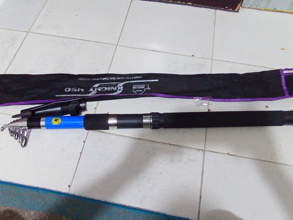fish rod 4.5mtrs strong - 3