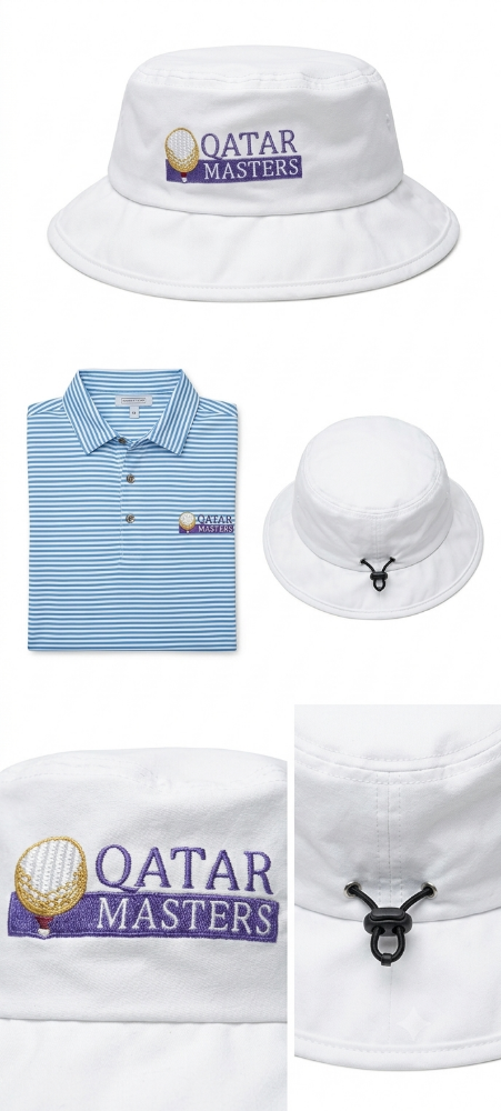 Polo Shirt & White Bucket Hat - 2