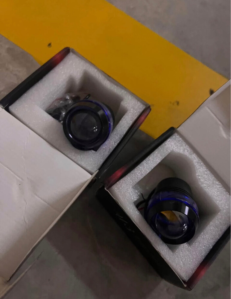 fog light and with car lights  - 1