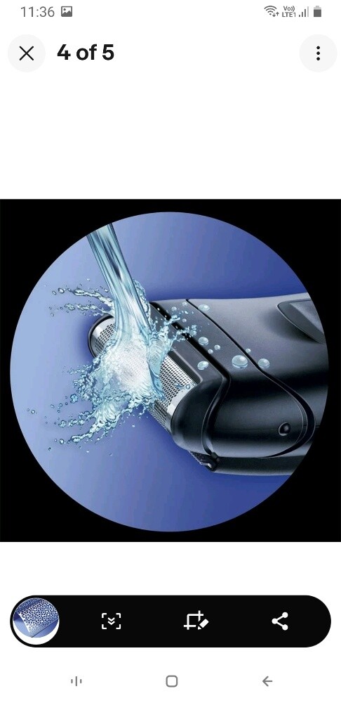 A Philips hair clipper and a Braun - 4