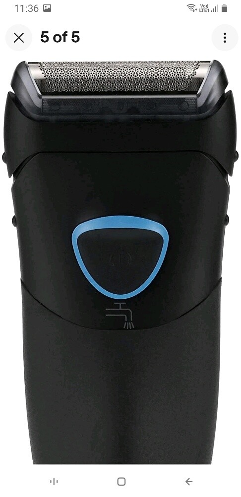A Philips hair clipper and a Braun - 2