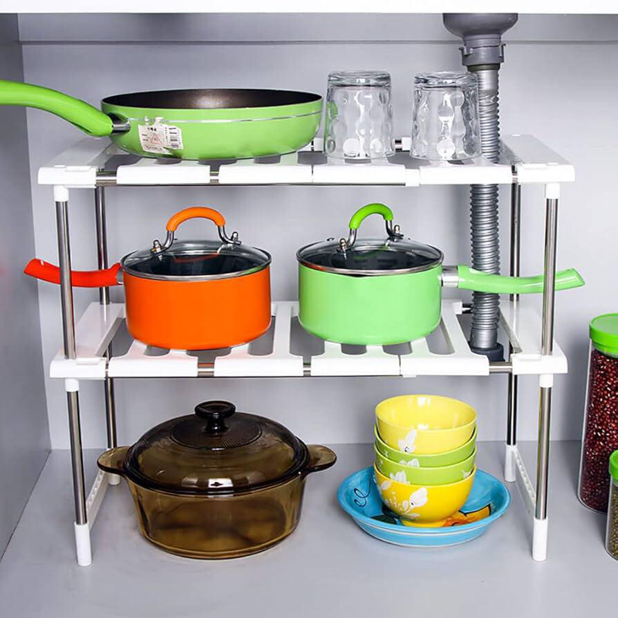 Expandable Under-Sink Organizer - 1