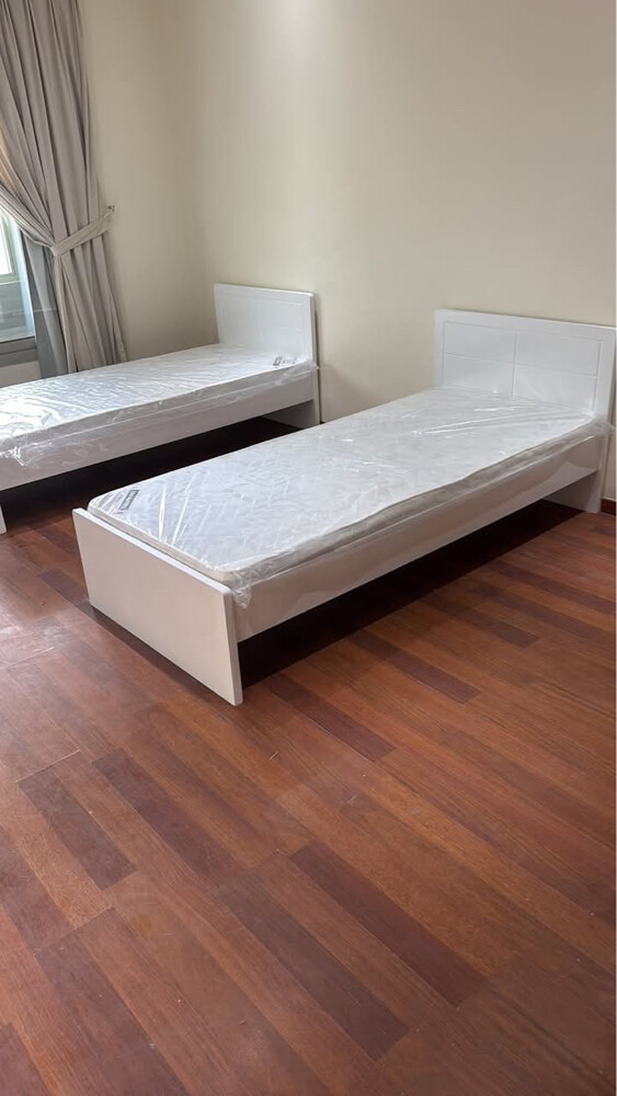 Bed and mattress. Wardrobe - 2