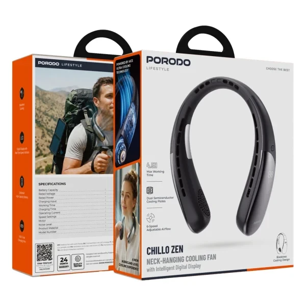 Porodo Neck-Hanging Cooling Fan - 2