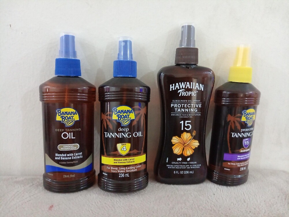 tanning oil - 1