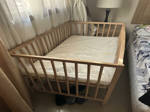 IKEA Baby Cot with Mattress - 1