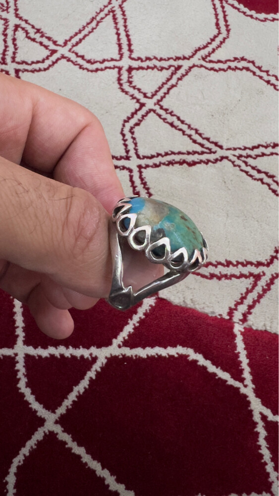Turquoise stone ring for sale - 7