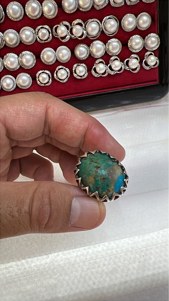 Turquoise stone ring for sale - 2